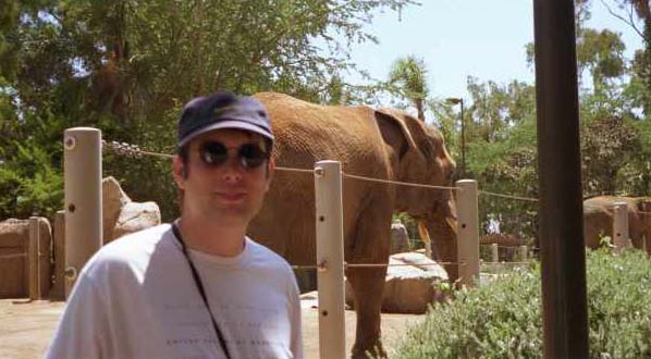 Benji and the elephant, he was so desperate to find